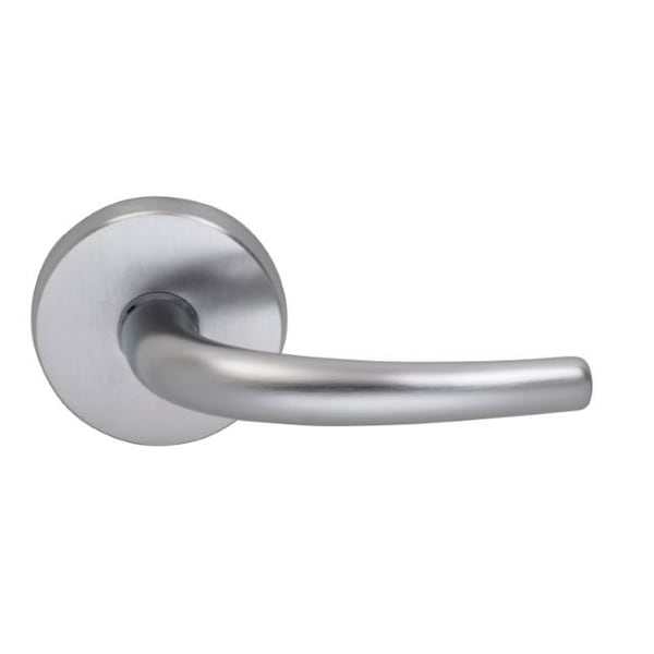 Lever Privacy 2-3/8" Backset, T Strike, 1-3/4" Doors Satin Chrome 892