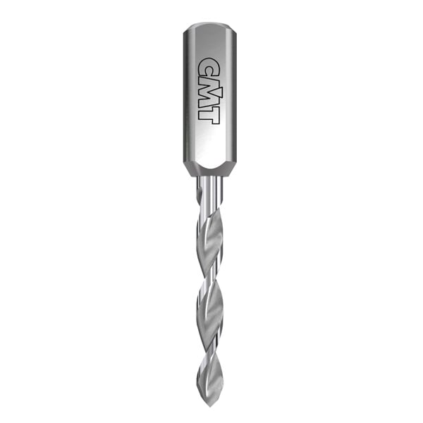 Dwl Drill For Thrgh Hole, 3mm dia., Left