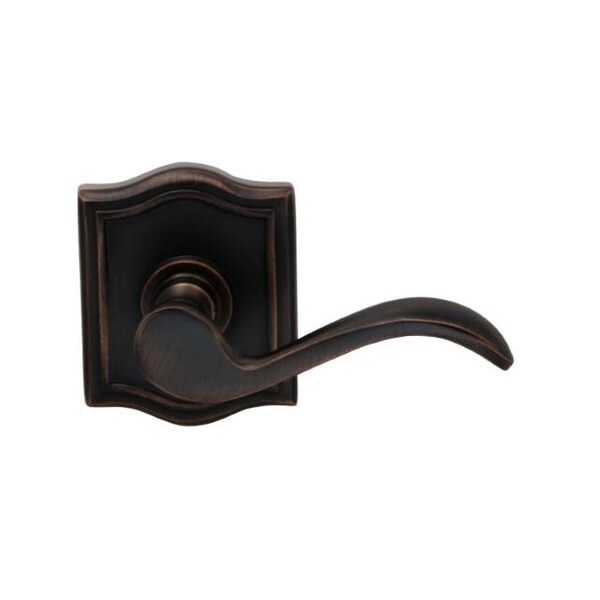 Lever Arched Rose Pass Lever 2-3/4" BS T Strike Tuscan Bronze 895