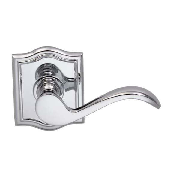 Lever Arched Rose Priv Lever 2-3/8" BS T Strike Bright Chrome 895