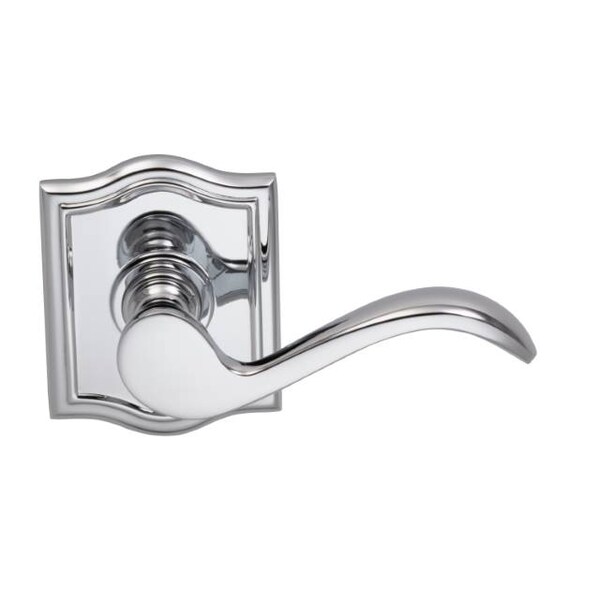 Lever with Arched Rose Single Dummy Left Hand Lever Bright Chrome 895