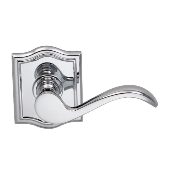 Lever Arched Rose Priv Lever 2-3/4" BS T Strike Bright Chrome 895
