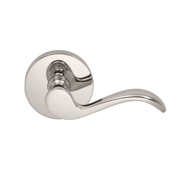 Lever Modern Rose Pass Lever 2-3/8" BS T Strike Bright Nickel 895