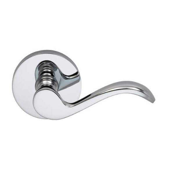 Lever with Modern Rose Single Dummy Left Hand Lever Bright Chrome 895