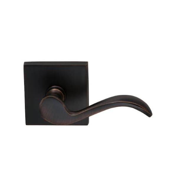 Lever Square Rose Pass Lever 2-3/4" BS T Strike Tuscan Bronze 895