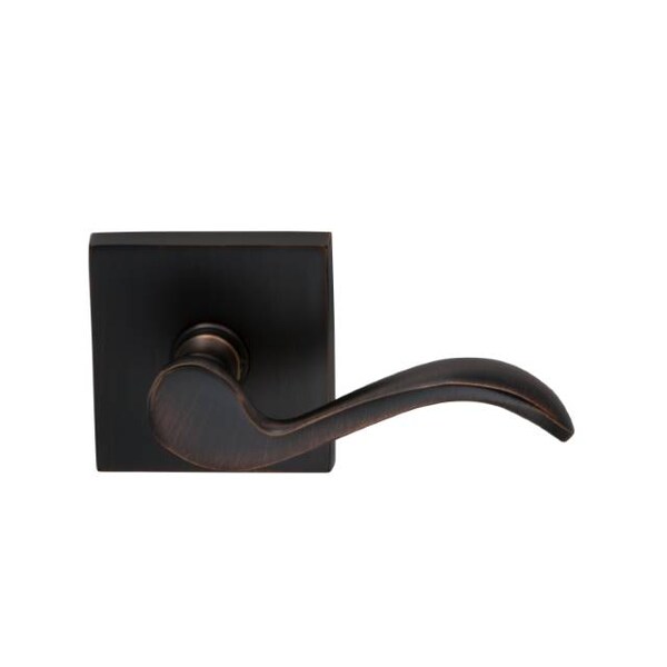 Lever Square Rose Priv Lever 2-3/8" BS T Strike Tuscan Bronze 895