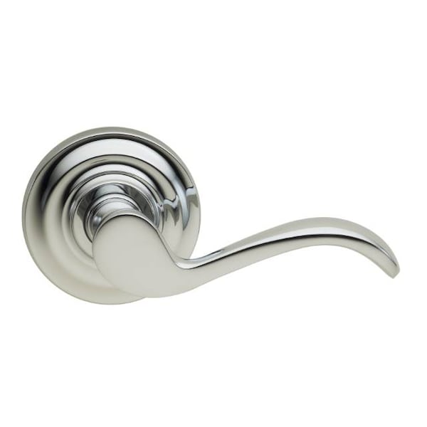 Lever Traditional Rose Pass Lever 2-3/4" BS T Strike Bright Chrome 895