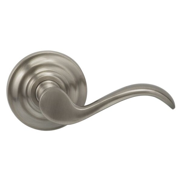 Lever Traditional Rose Pass Lever 2-3/4" BS T Strike Satin Nickel 895