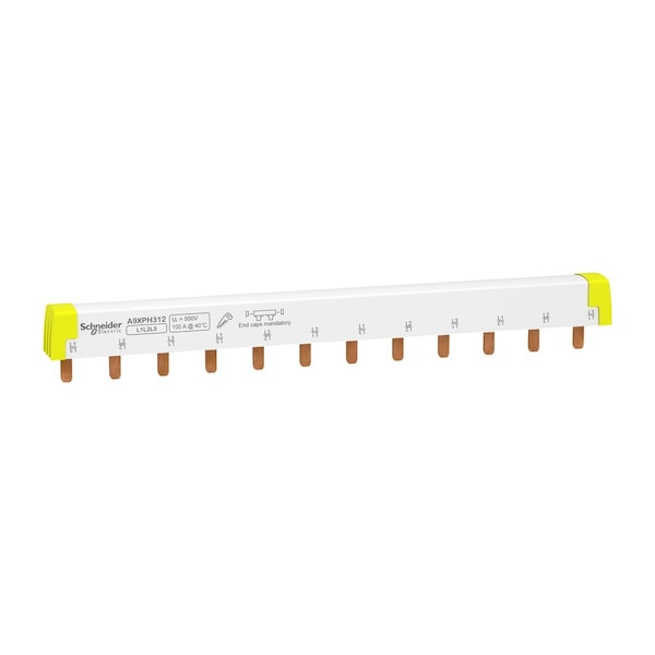 Combo Busbar, 100A, 415V AC, 3 Phase