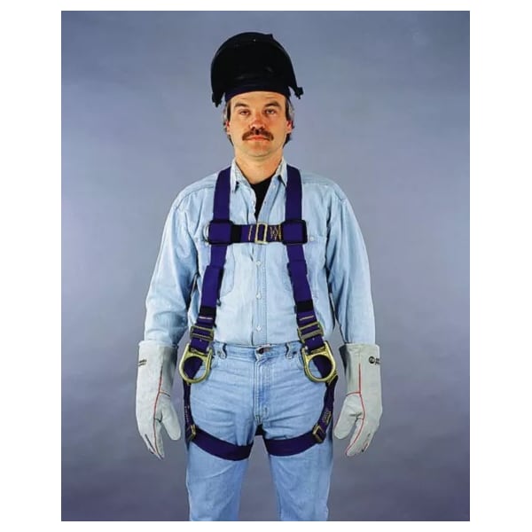 Full Body Harness, Universal, 400 lb., Back D-Ring