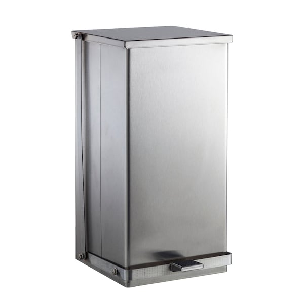 Foot-Operated Waste Receptacle