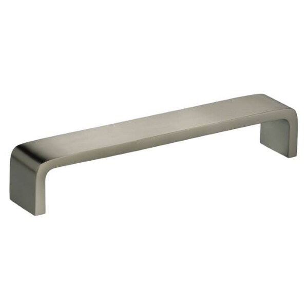 Center to Center Thick Square Cabinet Pull Satin Nickel 5-3/4"