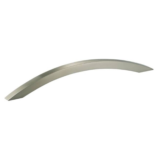 Center to Center Square Arched Cabinet Pull Satin Nickel 8-5/8"
