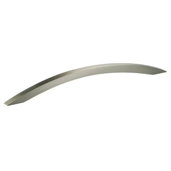 Center to Center Square Arched Cabinet Pull Satin Nickel 10-1/4"