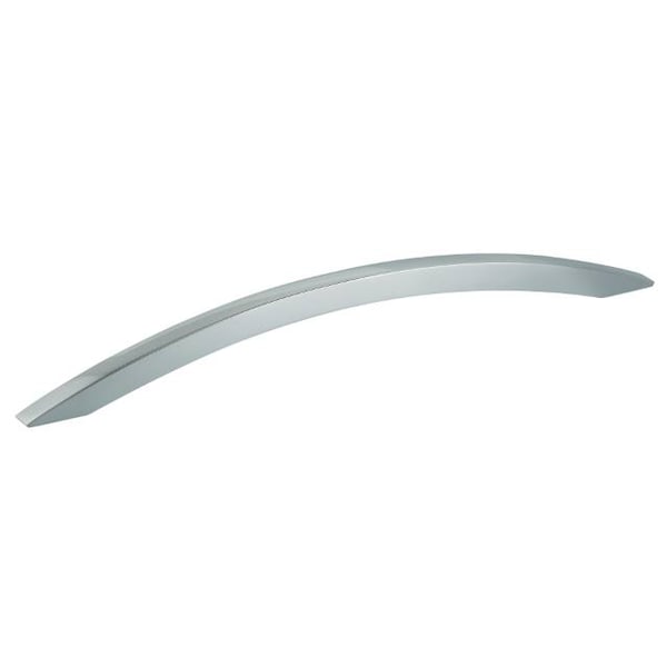 Center to Center Square Arched Cabinet Pull Bright Chrome 10-1/4"