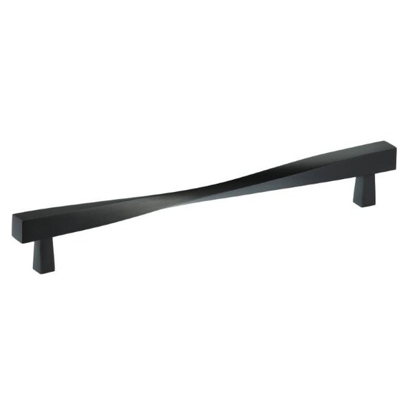 Center to Center Modern Twisted Cabinet Pull Oil Rubbed Bronze 8-5/8"