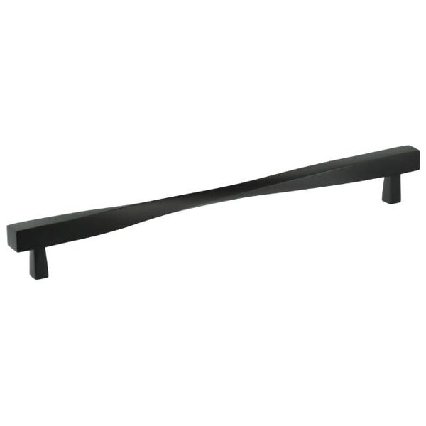 Center to Center Modern Twisted Cabinet Pull Oil Rubbed Bronze 10-3/4"