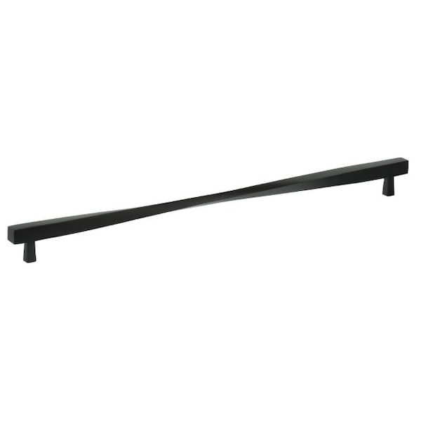 Center to Center Modern Twisted Cabinet Pull Oil Rubbed Bronze 16-1/2"