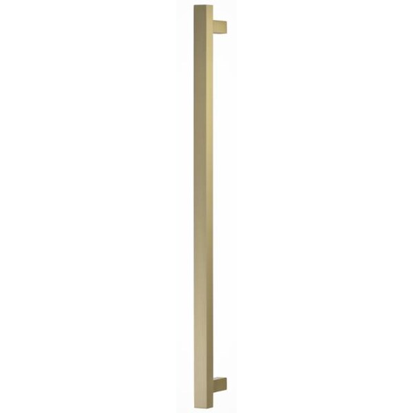 Center to Center Modern Appliance Door Pull Satin Brass 18"