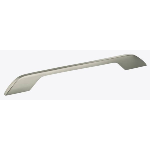 Center to Center Modern Flat Cabinet Pull Satin Nickel 9-3/8"