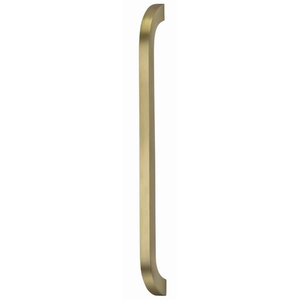 Center to Center Modern Cabinet Pull Satin Brass 8"