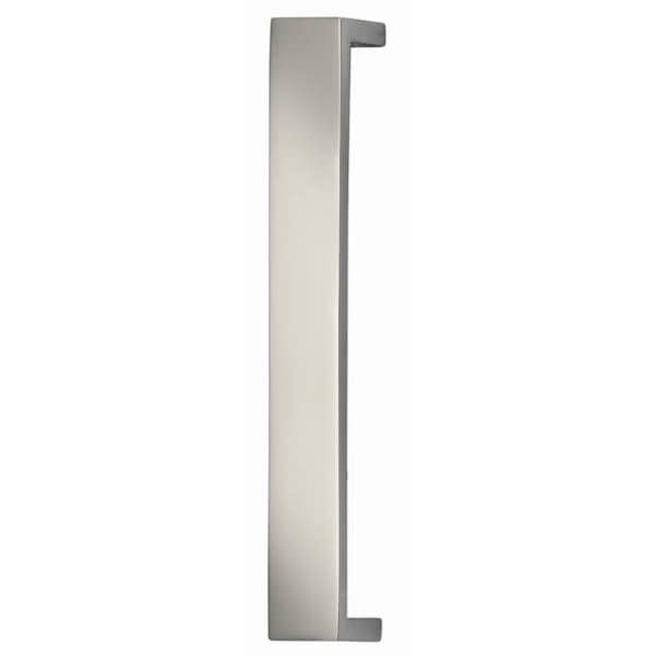 Center to Center Flat Modern Cabinet Pull Bright Nickel 6"