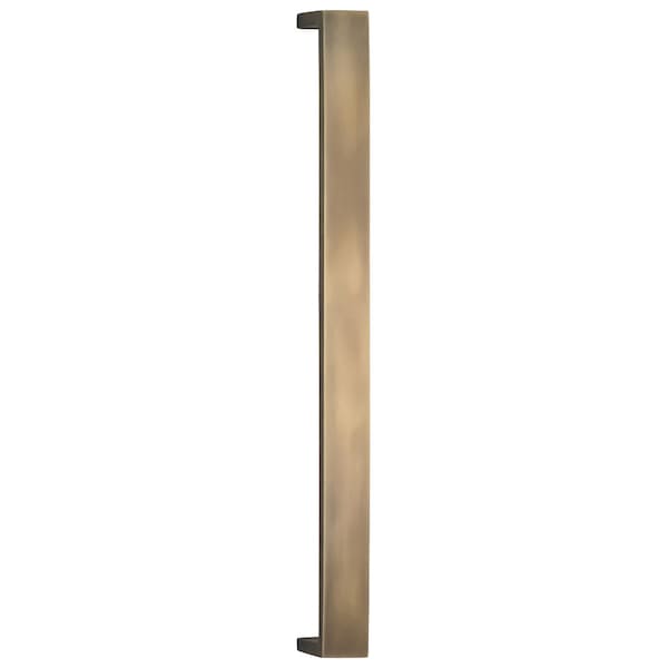 Flat Modern Cabinet Pull Bright Chrome 10" Center to Center