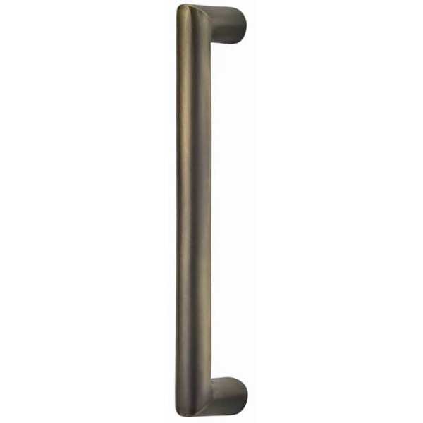 Center to Center Round Modern Cabinet Pull Antique Brass 4"