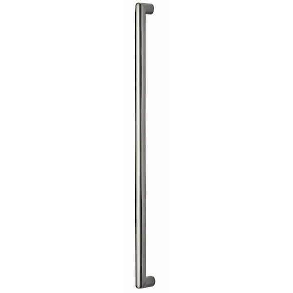 Round Modern Cabinet Pull Satin Nickel 10" Center to Center