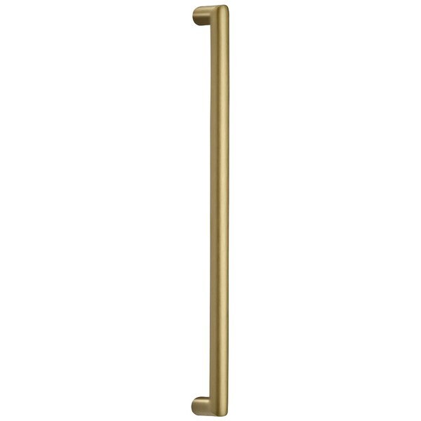 Center to Center Round Modern Cabinet Pull Bright Nickel 8"