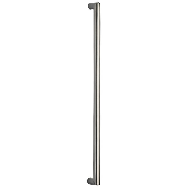 Round Modern Cabinet Pull Bright Chrome 10" Center to Center