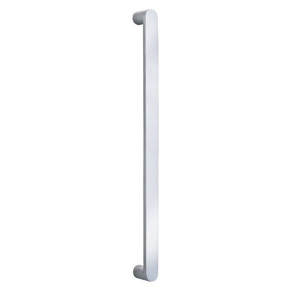 Center to Center Oval Modern Appliance Door Pull Antique Brass 18"