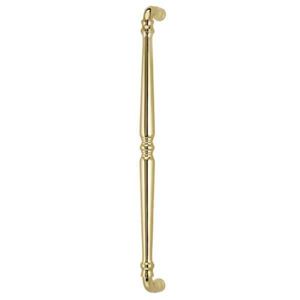 Center to Center Traditional Appliance Pull Bright Brass 18"