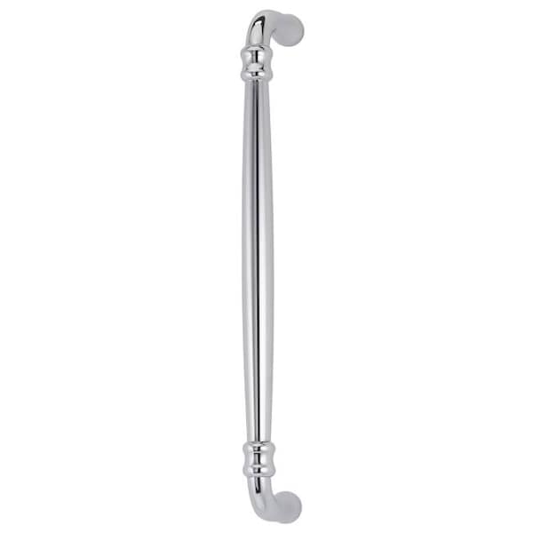 Traditional Cabinet Pull Bright Chrome 12" Center to Center