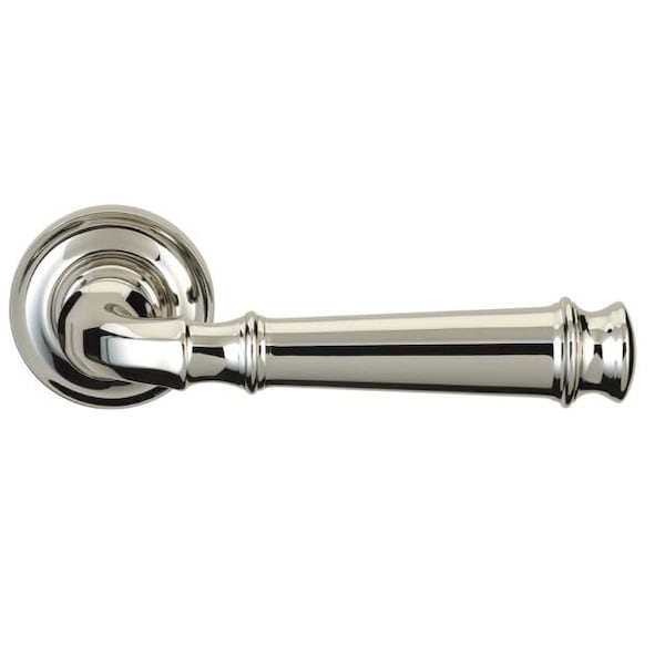 Lever 1-3/4" Rose Pass 2-3/8" BS T 1-3/8" Doors Bright Chrome 904