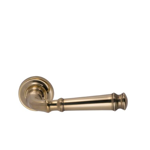 Lever with 1-3/4" Rose Single Dummy Unlacquered Bright Brass 904