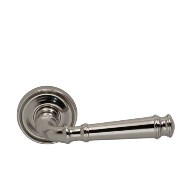 Lever 2-3/16" Rose Pass 2-3/4" BS T 1-3/8" Doors Bright Nickel 904