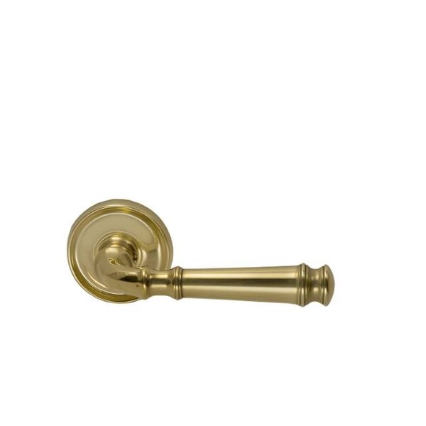 Lever with 2-3/16" Rose Single Dummy Unlacquered Bright Brass 904