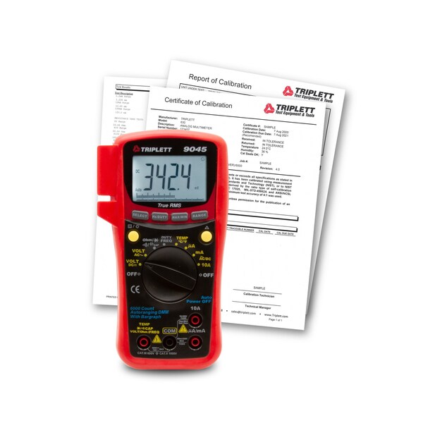 Triplett 9045-NIST TRMS Multimeter