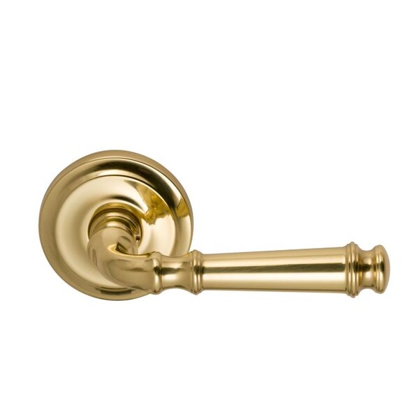Lever 2-5/8" Rose Priv 2-3/4" BS T 1-3/8" Doors Bright Brass 904