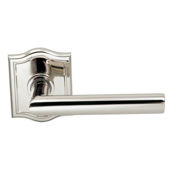 Lever Arched Rose Priv Lever 2-3/4" BS T Strike Bright Nickel 912
