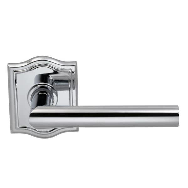 Lever Arched Rose Priv Lever 2-3/4" BS T Strike Bright Chrome 912