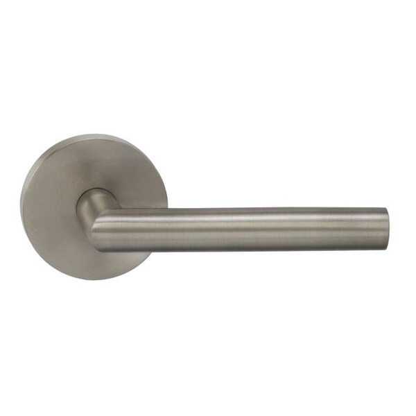 Lever Modern Rose Pass Lever 2-3/4" BS T Strike Satin Nickel 912