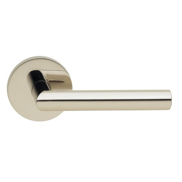 Lever Modern Rose Pass Lever 2-3/8" BS T Strike Bright Nickel 912