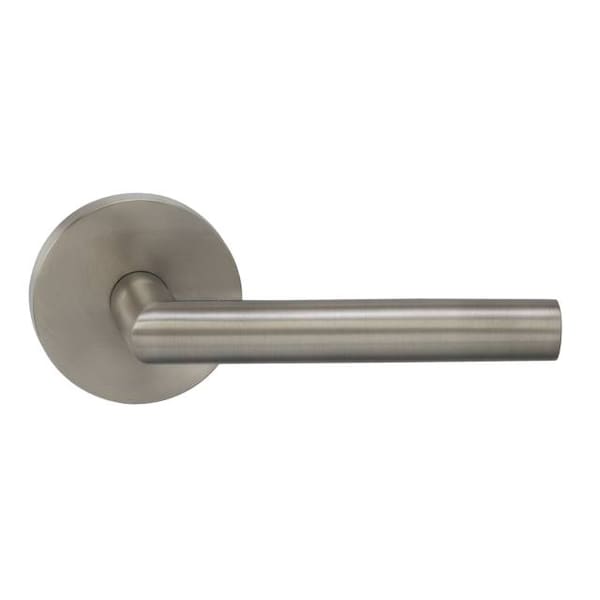Lever Modern Rose Pass Lever 2-3/8" BS T Strike Satin Nickel 912