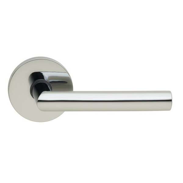 Lever Modern Rose Pass Lever 2-3/4" BS T Strike Bright Chrome 912