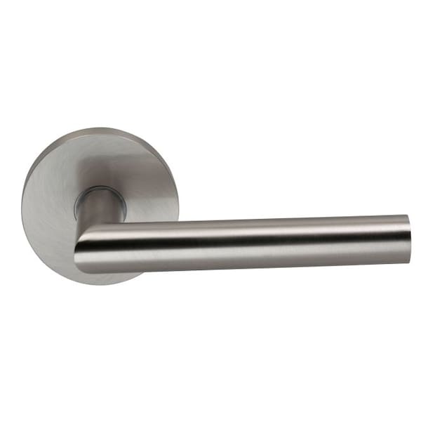Lever Modern Rose Priv Lever 2-3/8" BS T Strike Satin Nickel 912