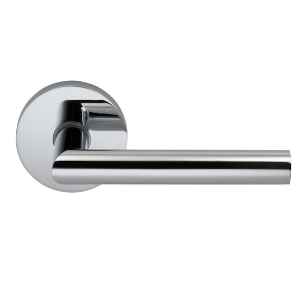 Lever Modern Rose Pass Lever 2-3/8" BS T Strike Bright Chrome 912