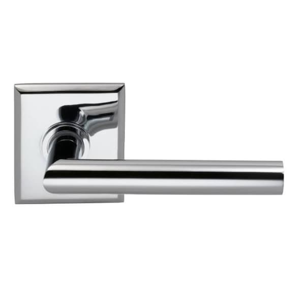 Lever Rectangular Rose Priv Lever 2-3/4" BS T Strike Bright Chrome 912