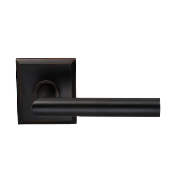 Lever Rectangular Rose Pass Lever 2-3/8" BS T Strike Tuscan Bronze 912